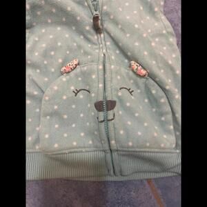 Carters 12 month hooded fleece vest